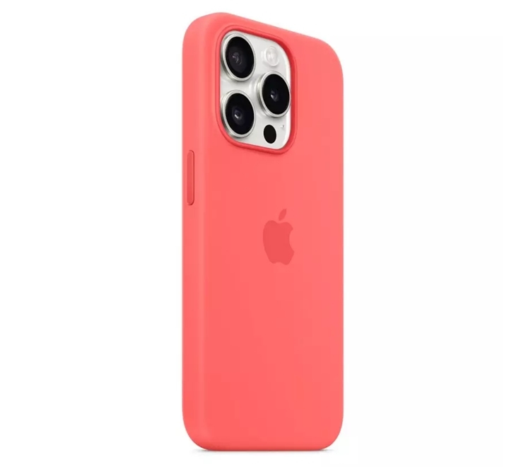 Apple iPhone 15 Pro Max Silicone Case with MagSafe | Guava | Buy Online ...