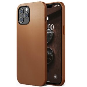 K-doo-iPhone-12-Pro-Max-Brown-Leather-Case