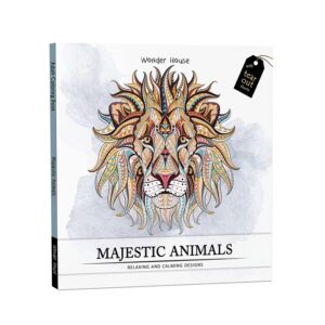 Majestic-Animals-Colouring-books-for-Adults-with-tear-out-sheets