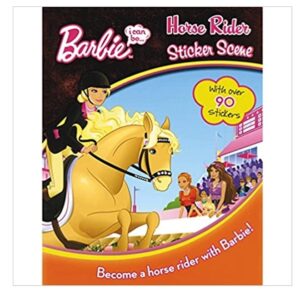 Barbie-I-Can-Be-Horse-Rider-Sticker-Scene