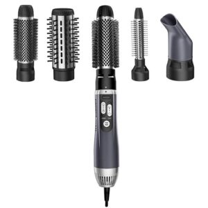 Carrera NO535, Professional Hot Air Brush Styler for Women, Hot Hair Straightener, Curler for Volume with Styling Nozzles