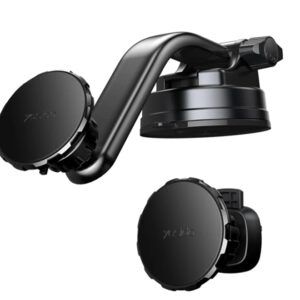 suction-cup-type-magnetic-car-phone-holder-set-black-