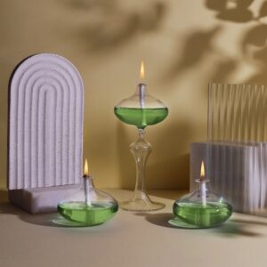 Eclipse-Glass-Oil-Candle-Set-Green