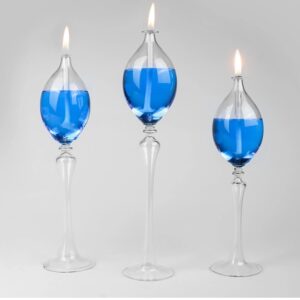 Euphoria-Glass-Oil-Candle-Set-Blue