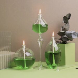 Fame-Glass-Oil-Candle-Set-Green