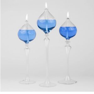 Serenity-Glass-Oil-Candle-Set-Blue