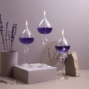 Serenity-Glass-Oil-Candle-Set-Purple