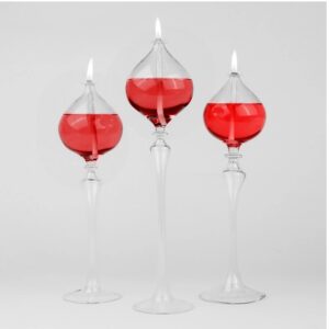Serenity-Glass-Oil-Candle-Set-Red