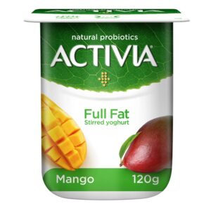 Activia Stirred Yoghurt Full Fat Mango 120g