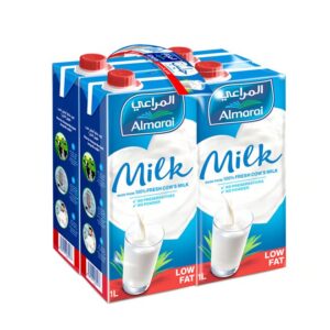 Al Marai Low Fat Long Life Milk 1Litre x 4 Pieces