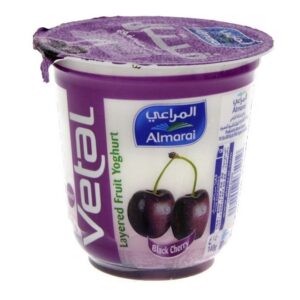 Almarai Vetal Layered Fruit Yoghurt Black Cherry 140 g