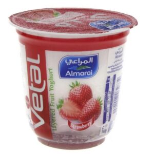 Almarai Vetal Layered Fruit Yoghurt Strawberry 140 g