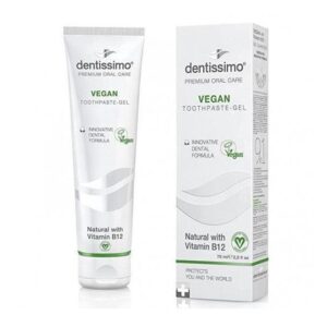 DENTISSIMO TOOTHPASTE VEGAN NATURAL WITH VITAMIN B12 75ML