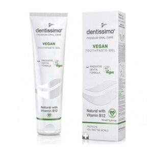 DENTISSIMO TOOTHPASTE VEGAN NATURAL WITH VITAMIN B12 75ML