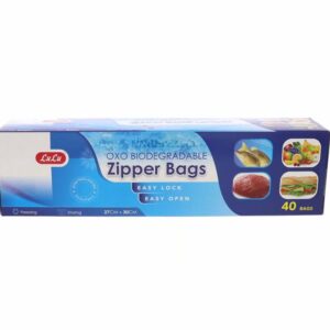 LuLu Zipper Freezer Bag Size 30x27cm 40pcs
