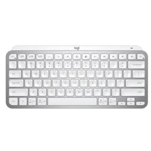 MX Keys Mini Minimalist Wireless Illuminated Keyboard – PALE GREY