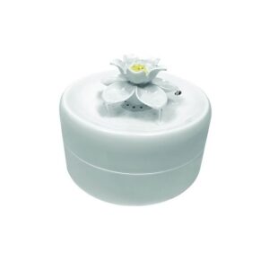 Pioneer-Pet-Magnolia-Drinking-Fountain-with-USB-Connector-White-55oz