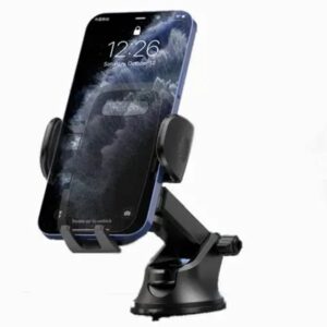 YESIDO Cell Phone Automobile Cradles Adjustable Car Cell Phone Mount Base Broadcasting Phone Stand, Automatic Clip Suction Cup Car Holder C139