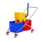DOUBLE MOP BUCKET WITH WRINGER