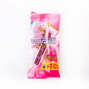 Dorco-Twin-Blade-For-Lady-4+1-Razors