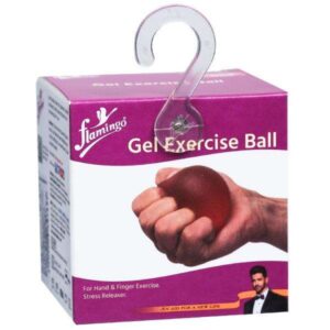 Flamingo-Gel-Exercise-Ball-Medium-Red