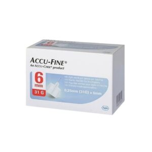 Accu-Fine-Pen-Needles-0-25Mm-31Gx6Mm