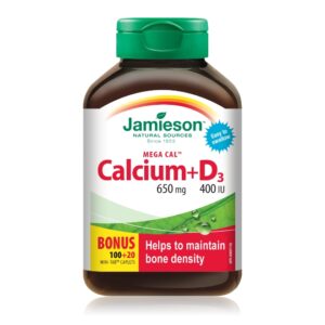 Jamieson-Cal-650Mg+Vit-D3-100-S-Tab