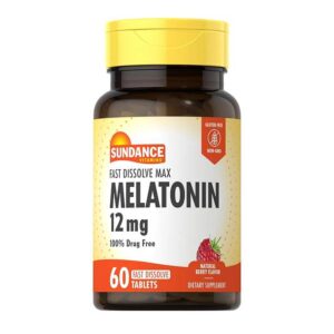 SUNDANCE MELATONIN 12MG 60'S