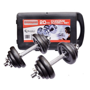 20kg Cast Iron Dumbbell Set