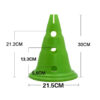 30CM Marking Cones With Hole (Pack of 6)