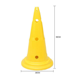 50CM Marking Cones With Hole (Pack of 6)