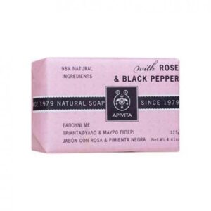 Apivita-Natural-Soap-Rose