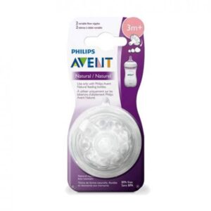 Avent-Natural-Variable-Flow-Teats-3M-2S