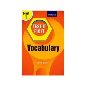 Test It Fix It -Vocabulary Level 1
