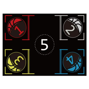 Basketball Footstep Training Mat