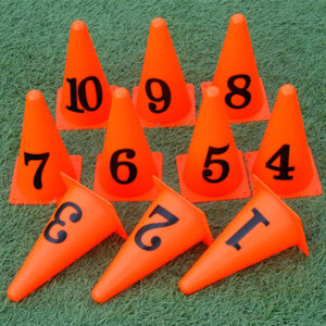 23CM Numbered Marking Cones (Pack of 10)