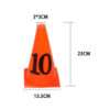 23CM Numbered Marking Cones (Pack of 10)