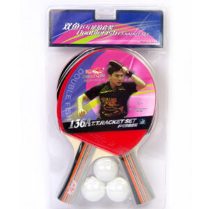 Table Tennis Racket Pair with 3 Balls