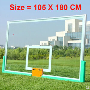Temper Glass Basketball Backboard With Ring (180*1050CM)