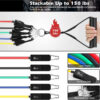 Fitness Tubes Tension Bands (150 LBS)