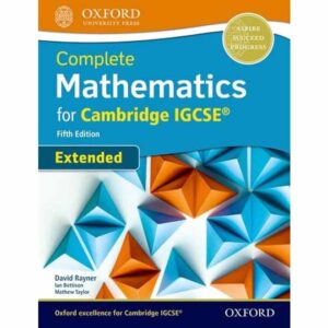 Complete Mathematics for Cambridge IGCSE® Student Book (Extended)