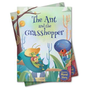 The Ant and the Grasshopper - Illustrated Moral Story for Children
