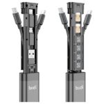 Budi-Travel-Kit-Multifunctional-Cable-Black