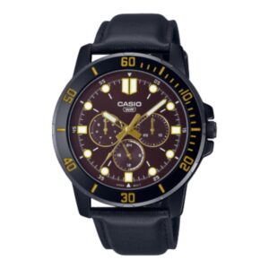 Casio, Men's Watch Analog, Blue Dial Blue Leather Band, MTP-VD300BL-5EU