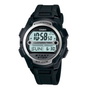 Casio, Men's Watch Digital, Grey Dial Black Resin Band, W-756-1AVDF