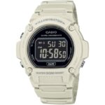 Casio-Unisex-Watch-Black-Dial-Beige-Resin-Strap-W-219HC-8BVDF