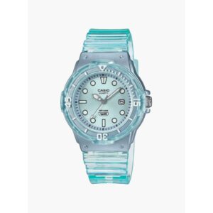 Casio Women's Watch Analog Blue Dial With Translucent Resin Band, LRW-200HS-2EVDF