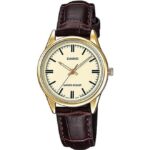 Casio-Womens-Watch-Analog-Gold-Dial-Brown-Leather-Strap-LTP-V005GL-9AUD