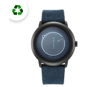 Fastrack, Men's Watch Revibe Collection Analog , Blue Dial Blue Fabric Strap, 3259PF03