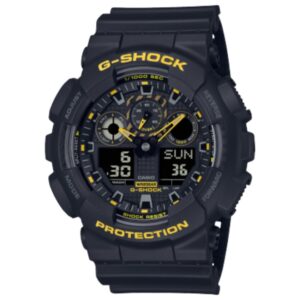G-Shock Men's Watch Analog-Digital Black Dial Black Resin Band GA-100CY-1ADR